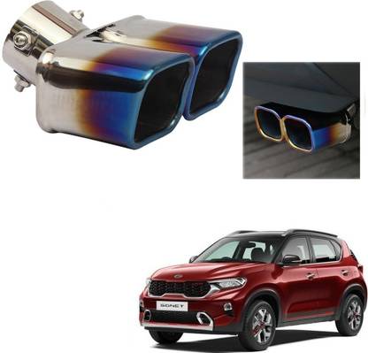 Znee Smart Car Exhaust Muffler Outlet Tail Pipe Exhaust for Kia Sonet Exhaust Muffler Tip