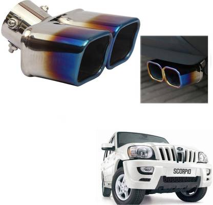 Znee Smart Car Exhaust Muffler Outlet Tail Pipe Exhaust for Mahindra Scorpio Exhaust Muffler Tip