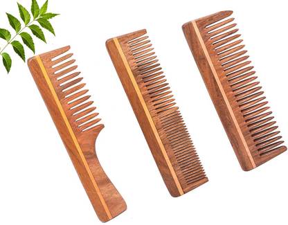 SCALPY Wooden COmb Combo