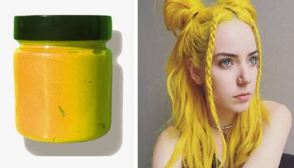 ADJD Hair Styling YELLOW Color Wax For Strong Hold And Volume For Highlights Hair Wax