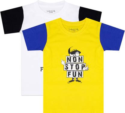 Boys Printed Cotton Jersey T Shirt
