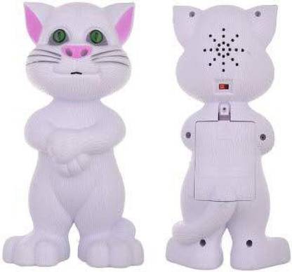 TechHark Talking Tom Cat with Multi Functions (White)