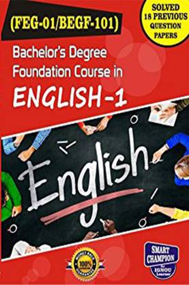 IGNOU FEG-01/BEGF-101 Help Book FOUNDATION COURSE IN ENGLISH-I For IGNOU Exam