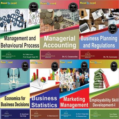 Bcu/ Mba- 1 Semester ( 7 In 1) , Management And Behavioral Process , Managerial Accounting , Business Planing And Regulations , Economics For Business Decisions , Business Statistics , Marketing Management , Employability Skill Development - 1