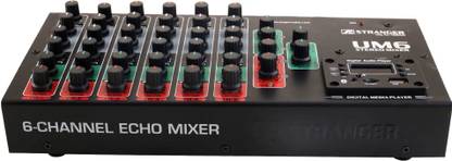 SE STRANGER 6 Channel Audio Mixer with USB Media Player & Bluetooth - UM6 Analog Sound Mixer