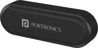 Portronics Phonic 15W Portable Wireless Speaker with TWS, Built-in Mic, Aux-in 15 W Bluetooth Speaker  (Black, Stereo Channel)