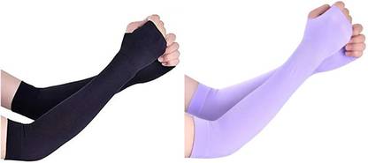 let's silim COMBO PACK BLACK & PURPLE 02 Cycling Gloves