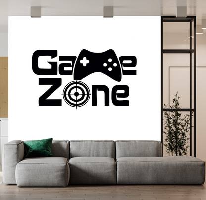 wallpics 45.72 cm Gamer Self Adhesive Decorative Wall Sticker Self Adhesive Sticker