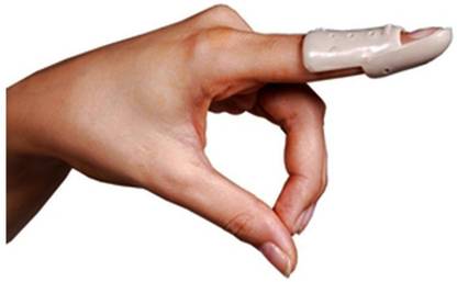MGRM MEDICARE Stax Mallet | Helps In Hyper-Flexion Injuries Like Mallet Finger Finger Support