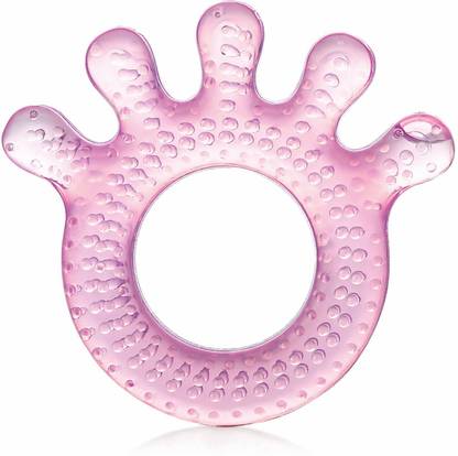 Beebaby Fingers Water Filled Teether with Carry Case, Cooling Teether, BPA free 3M+ Teether