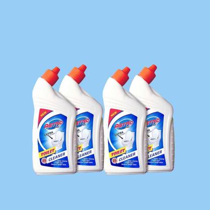 ASTRO PLUS+ Toilet Bowl Cleaner Power Stain Destroyer Regular Liquid 4PC Liquid Toilet Cleaner