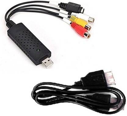 Frackson  TV-out Cable USB 2.0 Video & Audio Easy Capture Card Adapter Composite RCA Input TV