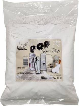shranjivi Plaster Of Paris (Gypsum ) Powder For Art Craft And Crack Filler (Loose Packed ) 1KG Crack Filler