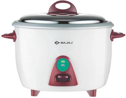 BAJAJ RCX28 Electric Rice Cooker with Steaming Feature