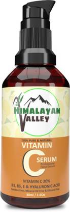 Himalayan Valley Glow Skin Vitamin C serum with Anti-aging properties, vitamin-E, B3, B5