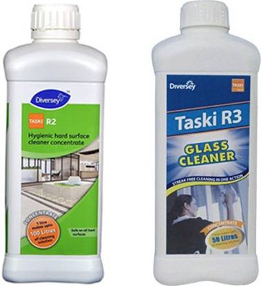 Diversey Taski R2 Floor Cleaner & Taski R3 Concentrated Glass Cleaner