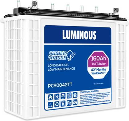 LUMINOUS 42 Months Warranty Tubular Inverter Battery
