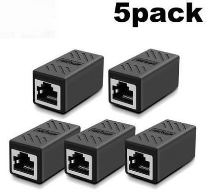 NE-TEK RJ45 LAN Jointer Coupler for Cat7/Cat6/Cat5e Ethernet Cable Extender Adapter Lan Adapter