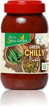 Kerala Spice Garden Green Chilli Pickle | Hari Mirch Aachar | Kerala Style |500g Green Chilli Pickle