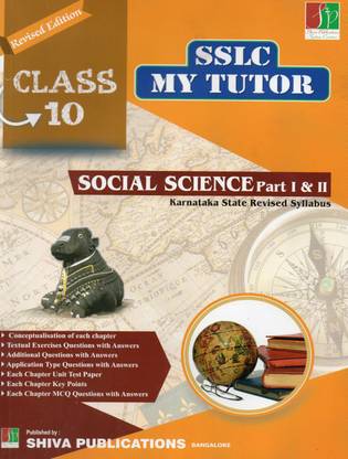 Karnataka SSLC MY TUTOR - Class 10 - SOCIAL SCIENCE Part 1 & 2 [English Medium]