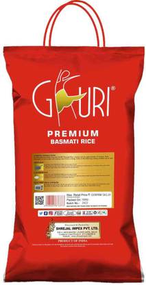 Gauri Premium 10 Kg Basmati Rice (Full Grain, Raw)