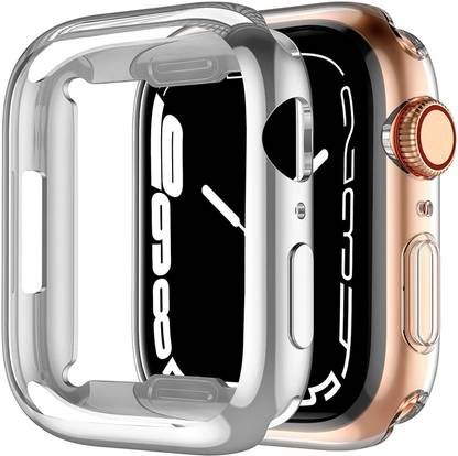 QAWACHH Full Body Soft TPU case Compatible with Apple Watch 45 mm Series 7 Screen Guard Applicator