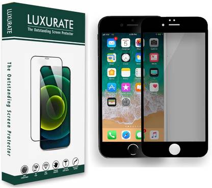 LUXURATE Edge To Edge Tempered Glass for Apple iPhone 8 Plus