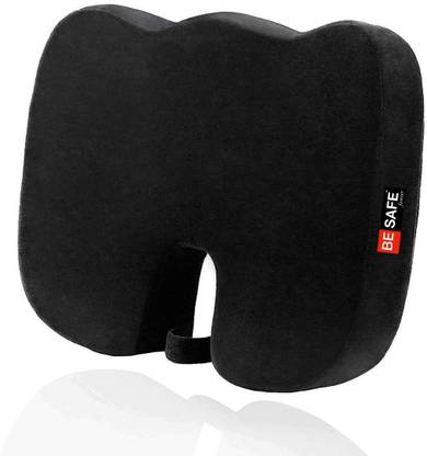 BE SAFE Forever Coccyx Bone Contoured Memory Foam Coccyx Seat Cushion for Tailbone Support Back / Lumbar Support