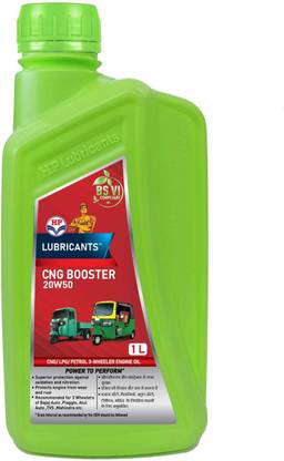 HP Lubricants CNG BOOSTER 20W50 ENGINE OIL for 4-Stroke CNG/LPG/PETROL 3-WHEELERS & AUTOS API SF/CF, EPL 2/EDL 2 Multi-Grade Engine Oil