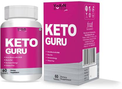 Vokin Biotech Keto Guru Weight Loss Supplement With Garcinia Cambogia & Green Coffee