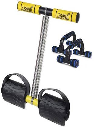 Oddish Single Spring Tummy Trimmer With Push Up Bar Home Gym Ab Exerciser