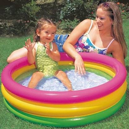 ALEWA Bath Tub Tube for Enjoying Kids for 1-4 Years for Kids 2-feet Swimming Pool
