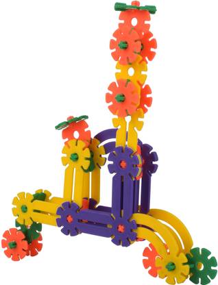 SPEEDYZONE Flower Building Blocks Game for Kids