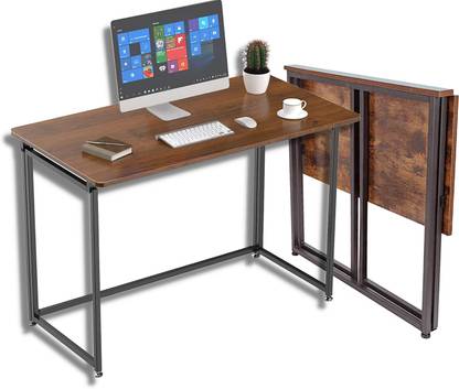 I.P.L. Computer Desk Home Office Desk Foldable Study Table Desk Workstation for Offices Solid Wood Study Table