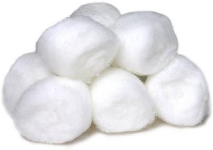 JNONI Cotton balls-200 units,Face Makeup Removal Cotton Balls