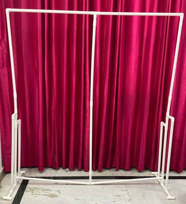 Aark India Backdrop support stand for color photo,Birthday Photo booth/Mehndi Haldi Pooja/Satsang /Zoom meeting/Online Casss/youtube videos(PC002003)portable