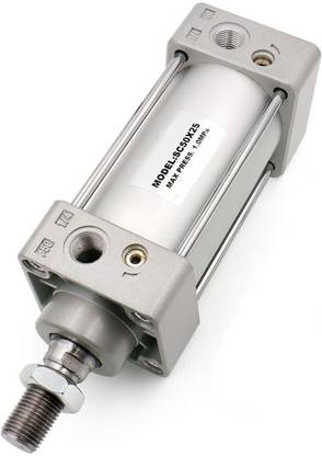 INVENTO 1Pcs Pneumatic Air Cylinder 50mm Bore 25mm Stoke Air Cylinder Double Action Automotive Electronic Hobby Kit