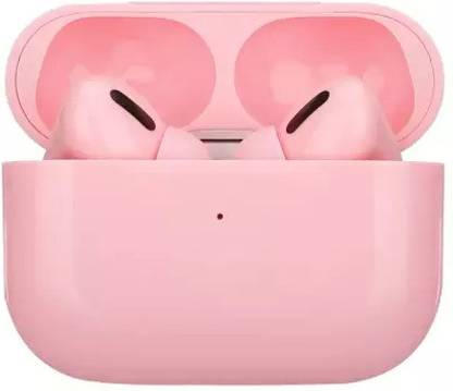 Synom Air Pro pink earbuds compatible all iOs and Android with high sound quality Bluetooth