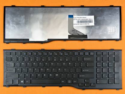 SellZone Keyboard For Fujitsu Lifebook AH532 Internal Laptop-size Laptop Keyboard Compatible with Desktop, Laptop, Mac