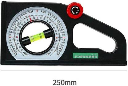 uptotoolsak Slope Measuring Tool Slope Gauge Measuring Gradient Level Ruler Instrument Magnetic Multifunction Slope Angle Meter Magnetic Engineer's Precision Level
