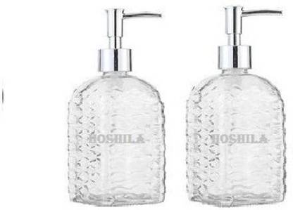 Hoshila Wave Acrylic Soap Dispenser Shower Lotion Gel Conditioner Liquid Shampoo Pump 400 Shampoo Dispenser