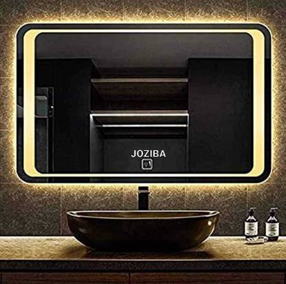 JOZIBA _03 24x18 Glass Led Triple Light wall Mirror Decorative Mirror