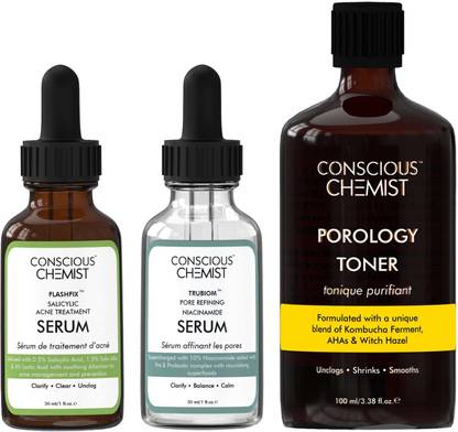 Conscious Chemist Acne & Blemish Shield | Salicylic Acid, Niacinamide & Kombucha