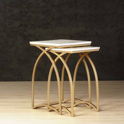 CLAYMINT Brisbane Nesting Table (set of 2) Metal Nesting Table