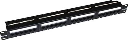 D Link Unshielded 24-Port Full-Loaded Patch Panel Network Switch NCB-C6UGRYR-100/305 Rack Server