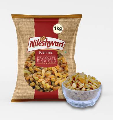 nileshwari agro Kishmis (Raisin) 1 Kg Raisins