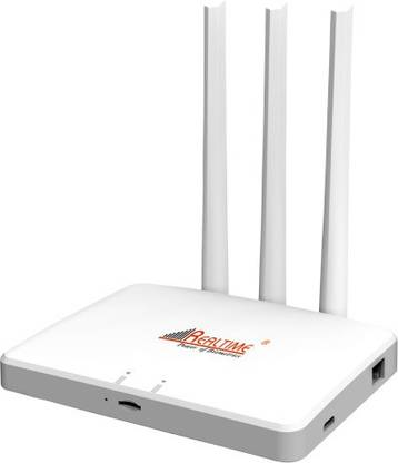 Realtime W-8 + (Plus) 4G Router 2.4 GHz 300 Mbps Wifi Speed Dual Band External Antenna MiFi (Sim Based)