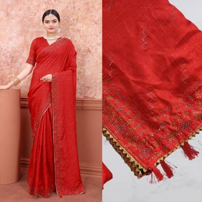 Embellished Fashion Art Silk Saree