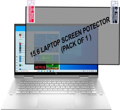 RapTag Edge To Edge Screen Guard for [Air Bubble Proof] HP Envy 15T x360 2021 15.6 Inch Laptop
