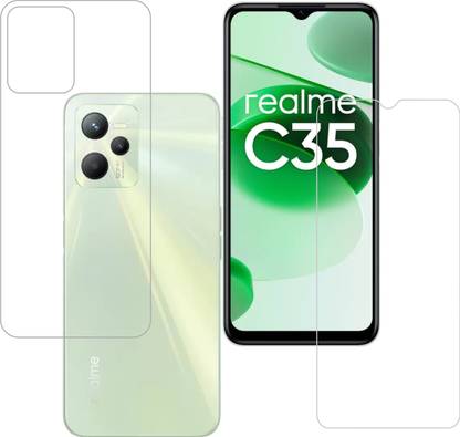 Vatsin Front and Back Screen Guard for Realme C35